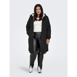 ONLY CARMAKOMA Newsandy Quiltet Jakke - Sort