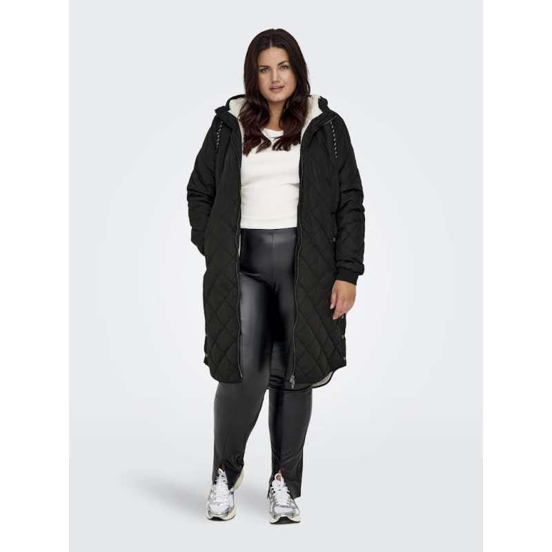 ONLY CARMAKOMA Newsandy Quiltet Jakke - Sort