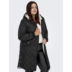 ONLY CARMAKOMA Newsandy Quiltet Jakke - Sort
