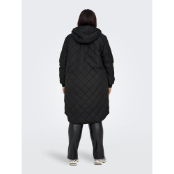 ONLY CARMAKOMA Newsandy Quiltet Jakke - Sort
