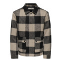 ONLY & SONS Connor Ternet Overshirt - Silver Lining