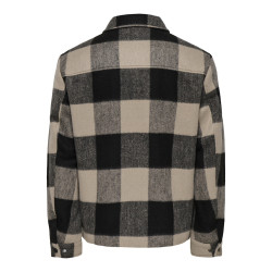 ONLY & SONS Connor Ternet Overshirt - Silver Lining