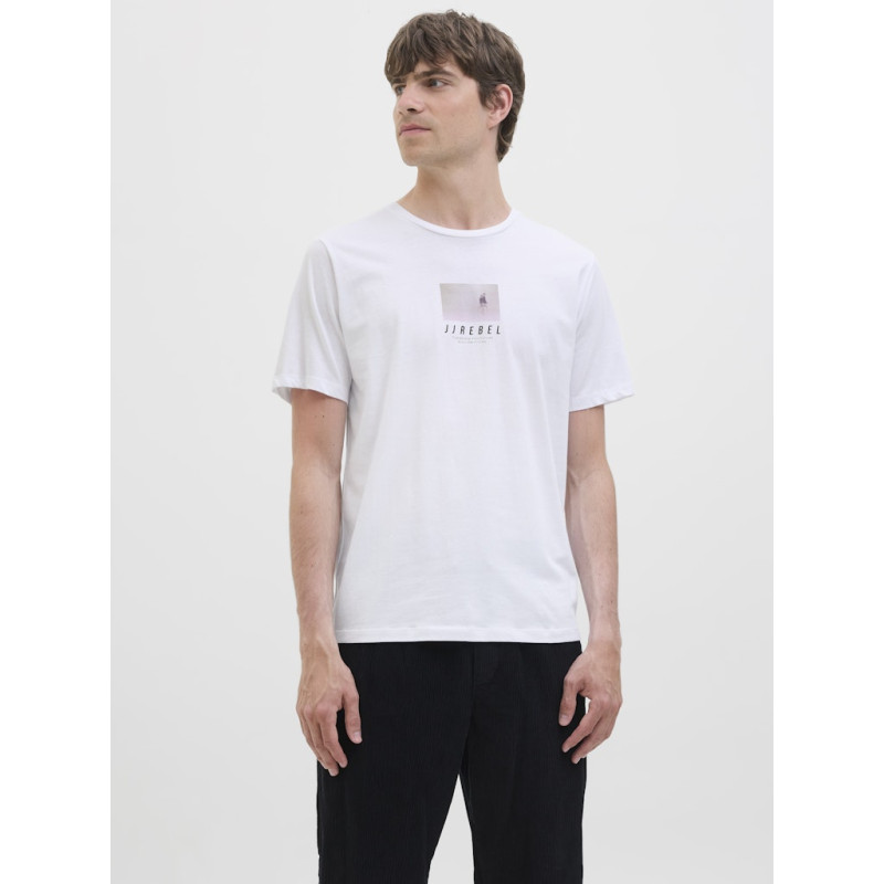 JJ REBEL Fred T-shirt - Hvid
