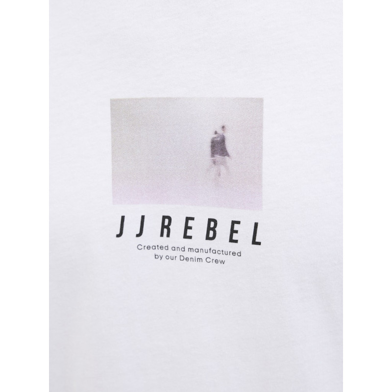 JJ REBEL Fred T-shirt - Hvid