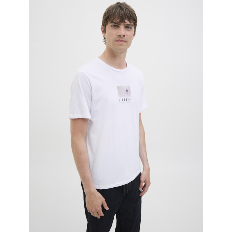 JJ REBEL Fred T-shirt - Hvid