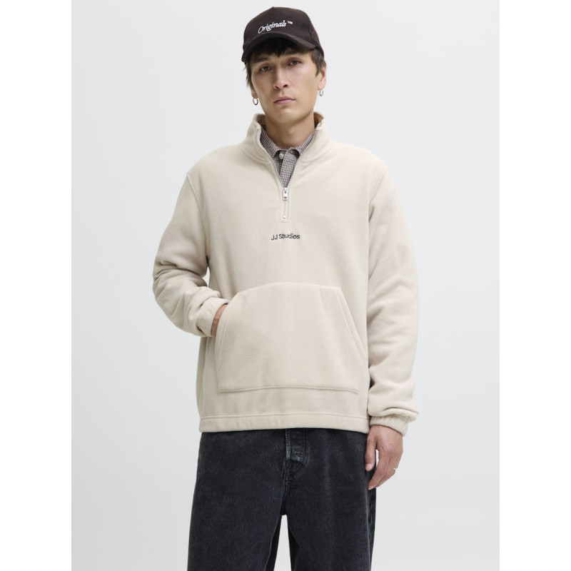 JACK & JONES SOHO Fleece Sweatshirt - Moonbeam