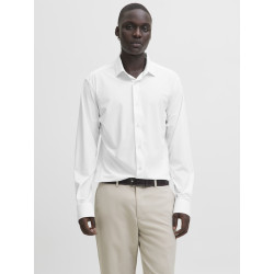 JACK & JONES Blaactive Stretch L/S Skjorte - Hvid