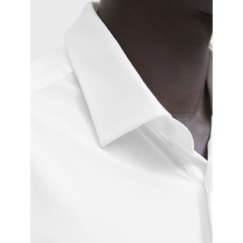 JACK & JONES Blaactive Stretch L/S Skjorte - Hvid