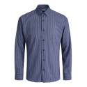 JACK & JONES PLUS Blaactive Stretch L/S Skjorte - Night Sky