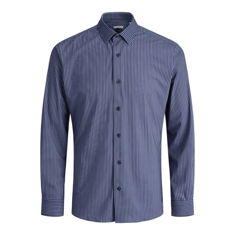 JACK & JONES PLUS Blaactive Stretch L/S Skjorte - Night Sky