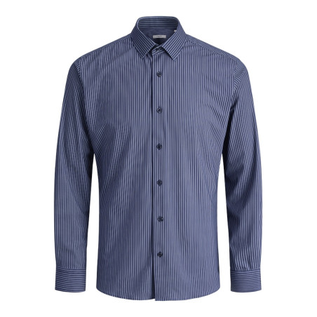 JACK & JONES PLUS Blaactive Stretch L/S Skjorte - Night Sky