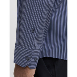 JACK & JONES PLUS Blaactive Stretch L/S Skjorte - Night Sky