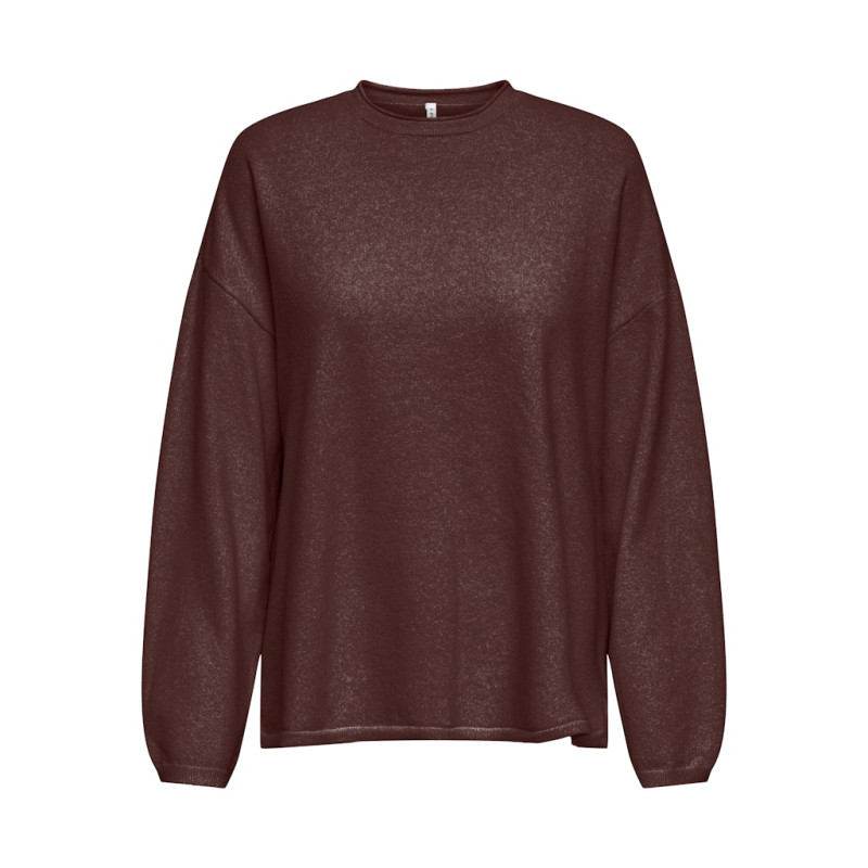 ONLY Loyal L/S Pullover - Bitter Chocolate