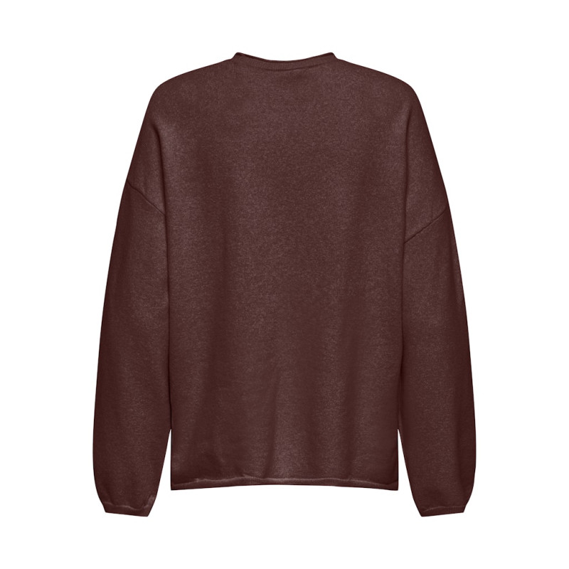 ONLY Loyal L/S Pullover - Bitter Chocolate