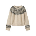 LMTD Neelina Strik Sweater - Oatmeal
