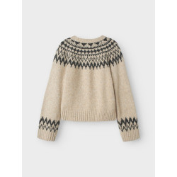 LMTD Neelina Strik Sweater - Oatmeal