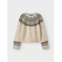 LMTD Neelina Strik Sweater - Oatmeal