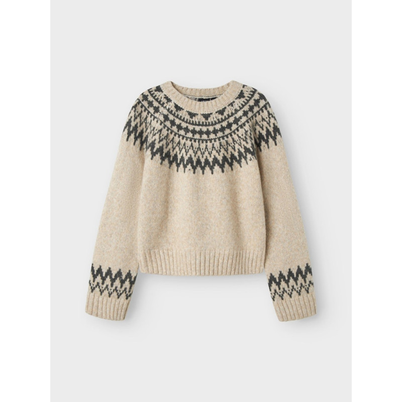 LMTD Neelina Strik Sweater - Oatmeal