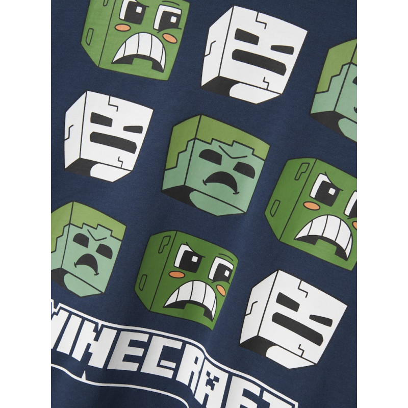 NAME IT KIDS Saag Minecraft Sweatshirt - Insignia Blue