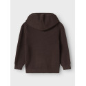 NAME IT MINI Onilla L/S Strik Cardigan - Seal Brown