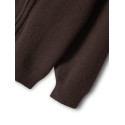 NAME IT MINI Onilla L/S Strik Cardigan - Seal Brown