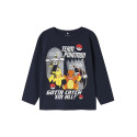NAME IT MINI Stern Pokemon Bluse - Navy Blazer
