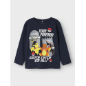 NAME IT MINI Stern Pokemon Bluse - Navy Blazer
