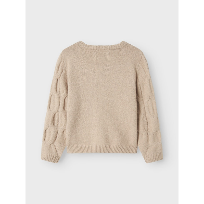 NAME IT KIDS Olivia L/S Strik Sweater - Peyote
