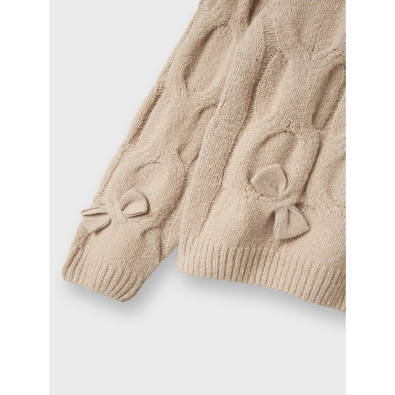 NAME IT KIDS Olivia L/S Strik Sweater - Peyote