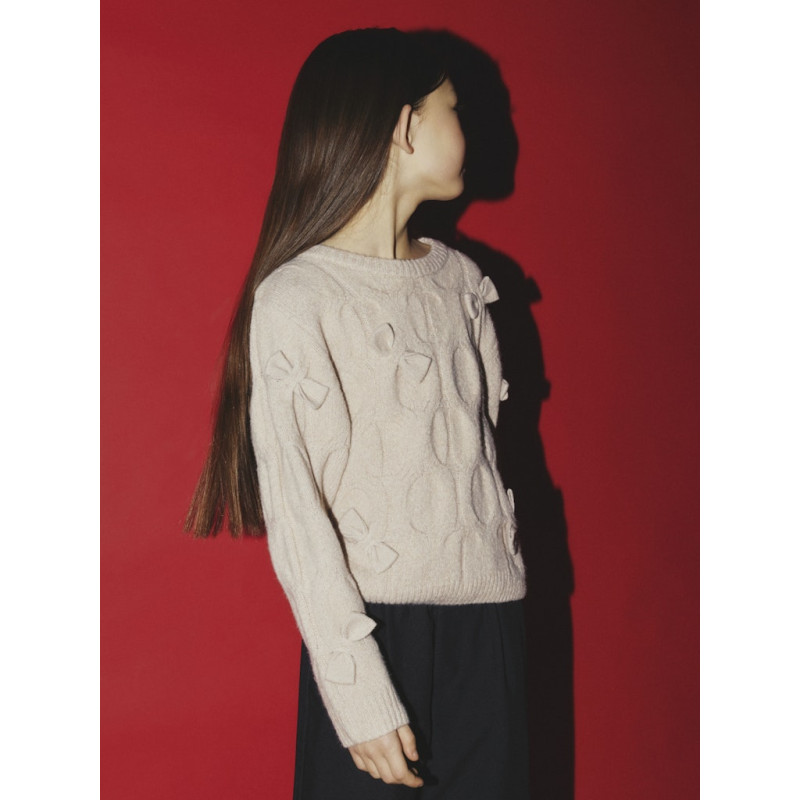 NAME IT KIDS Olivia L/S Strik Sweater - Peyote