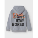 NAME IT KIDS Safe Bod Hoodie - Tradewinds