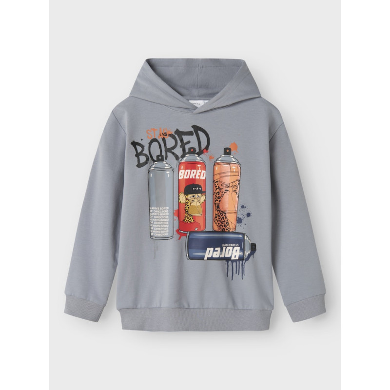 NAME IT KIDS Safe Bod Hoodie - Tradewinds