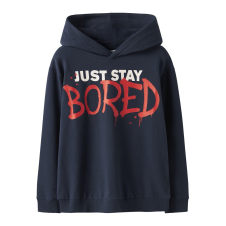 NAME IT KIDS Safe Bod Hoodie - Navy Blazer