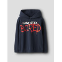 NAME IT KIDS Safe Bod Hoodie - Navy Blazer