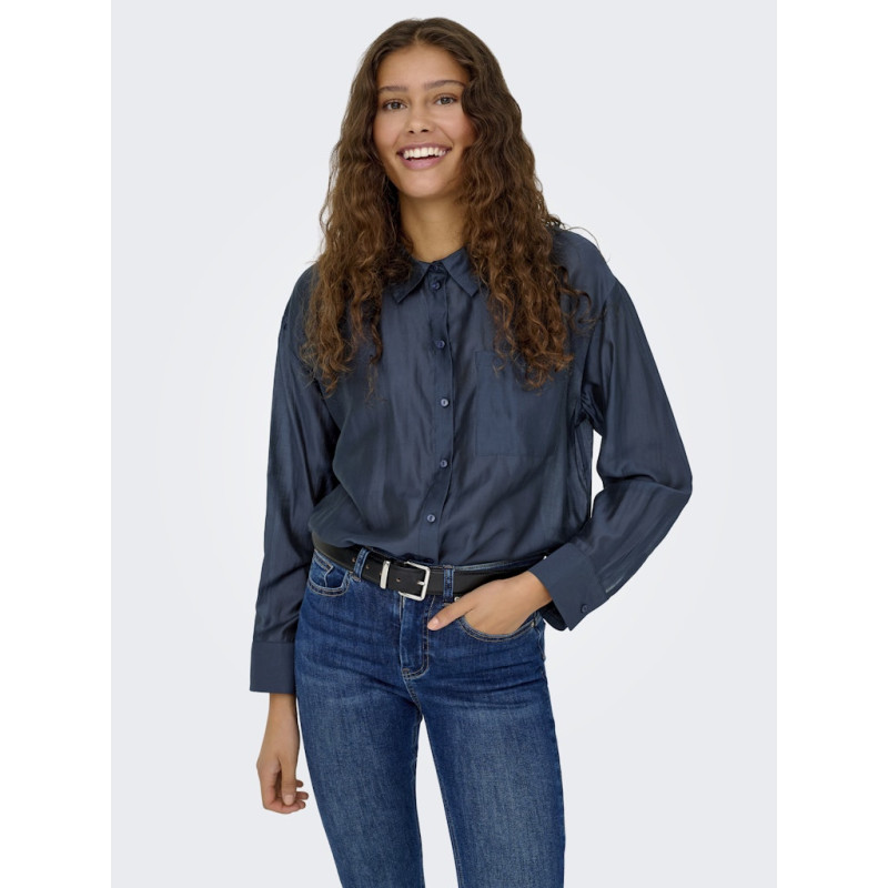 JDY Liora L/S Skjorte - Total Eclipse