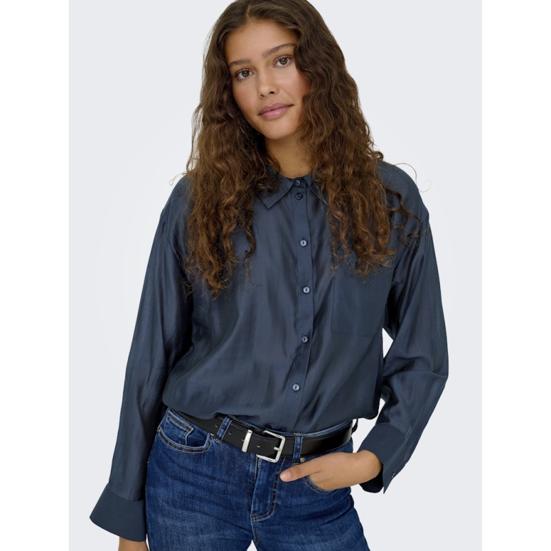 JDY Liora L/S Skjorte - Total Eclipse