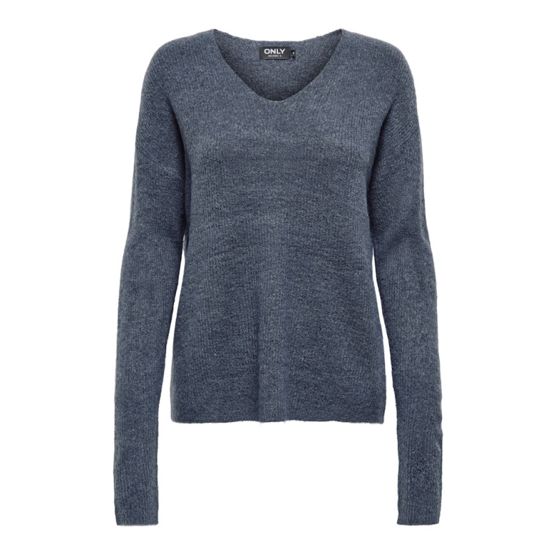 ONLY Camilla Strik Pullover - Vintage Indigo