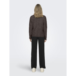 ONLY Camilla Strik Pullover - Chocolate Martini
