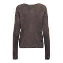 ONLY Camilla Strik Pullover - Chocolate Martini