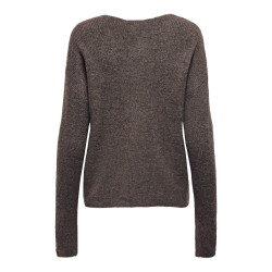 ONLY Camilla Strik Pullover - Chocolate Martini