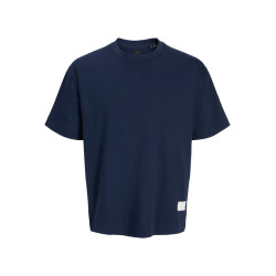 JACK & JONES PLUS Blachad Badge T-shirt - Black Iris