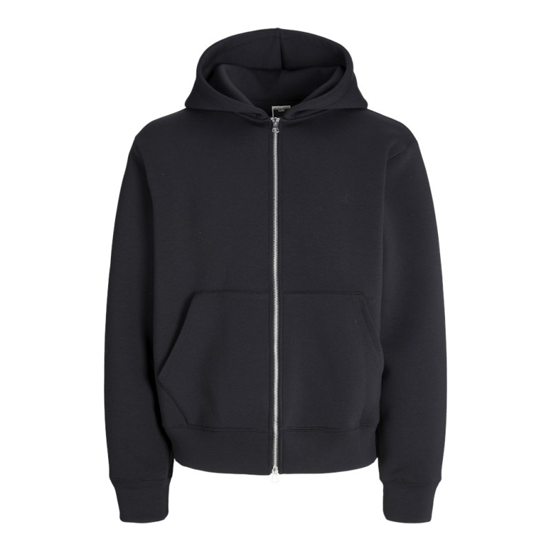 JACK & JONES JUNIOR Cover Scuba Hoodie - Sort