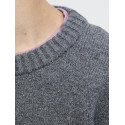 JACK & JONES JUNIOR Norrebro Strik Sweater - Dark Grey Melange