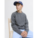JACK & JONES JUNIOR Norrebro Strik Sweater - Dark Grey Melange