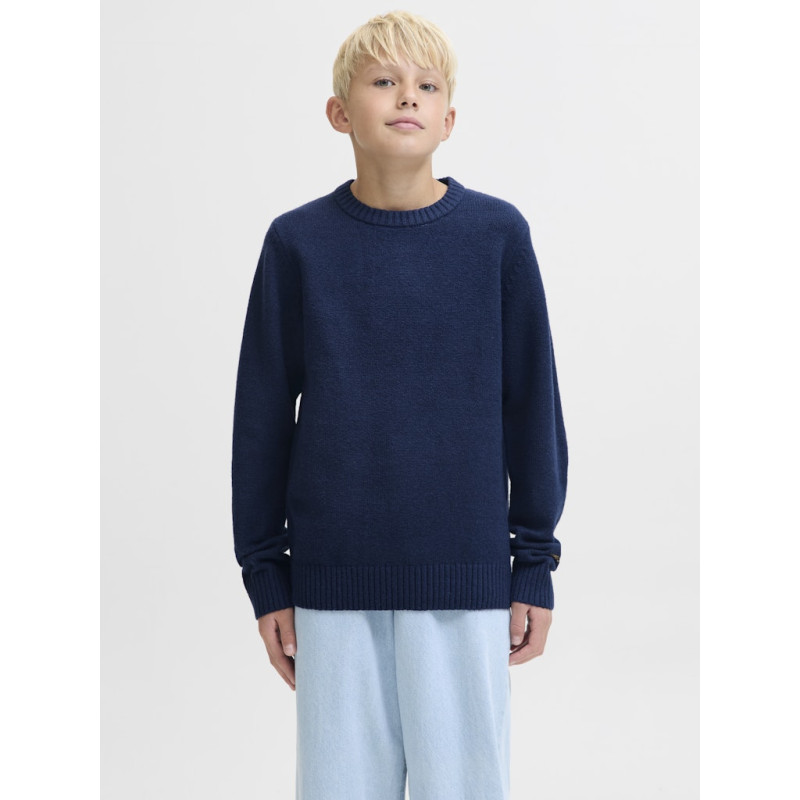 JACK & JONES JUNIOR Norrebro Strik Sweater - Ocean Cavern