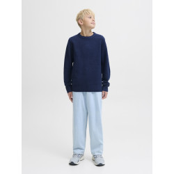 JACK & JONES JUNIOR Norrebro Strik Sweater - Ocean Cavern