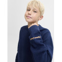 JACK & JONES JUNIOR Norrebro Strik Sweater - Ocean Cavern