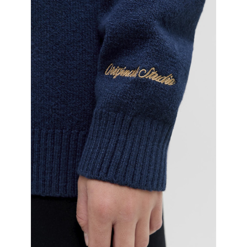 JACK & JONES JUNIOR Norrebro Strik Trøje - Ocean Cavern