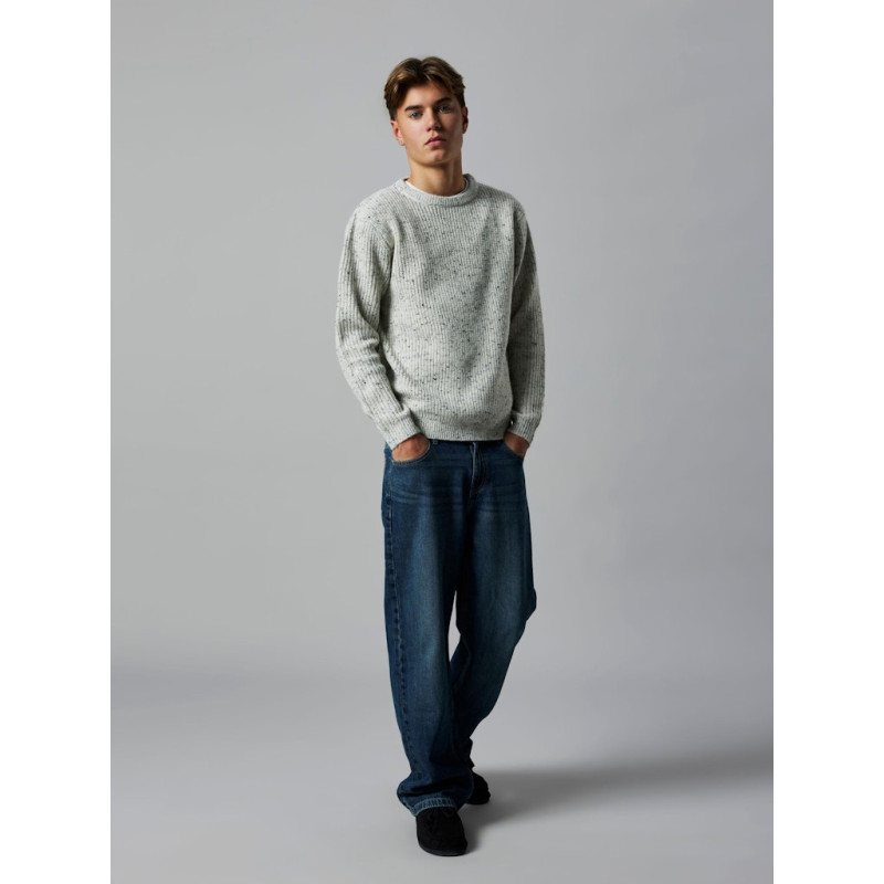 LMTD Naston L/S Strik Sweater - Oatmeal