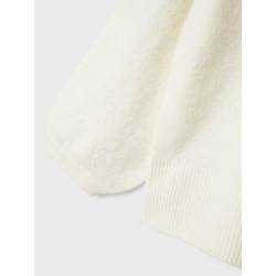 NAME IT KIDS Odessa L/S Strik Sweater - Cloud Dancer